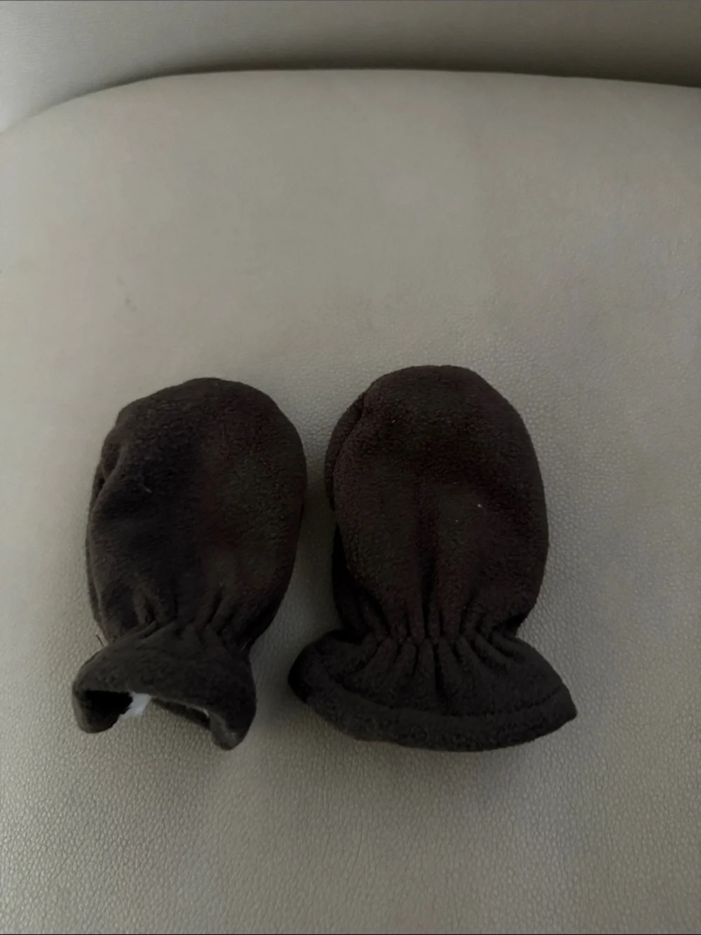 Set of Baby Mittens and Booties in Black, Brown, Navy & Gray